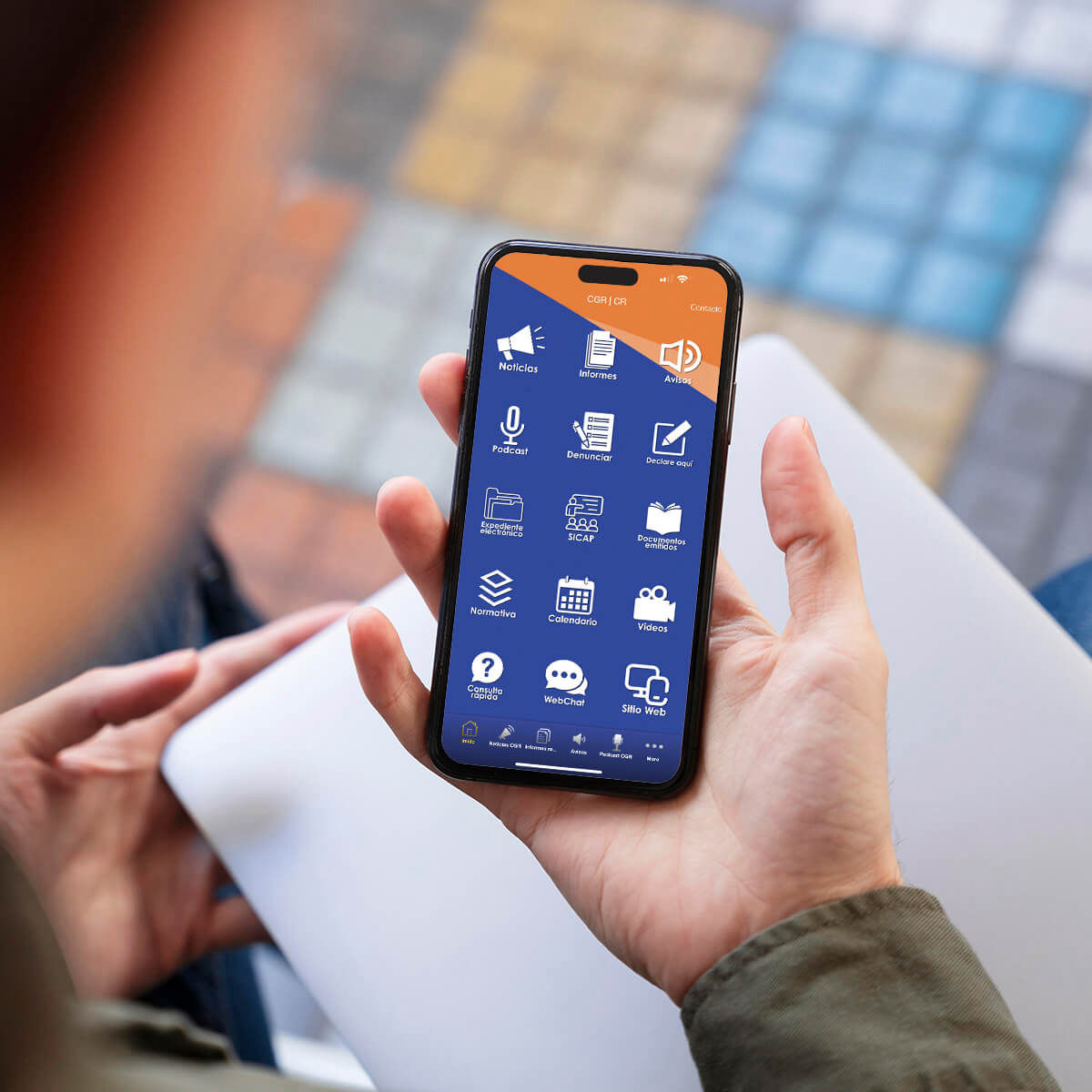 App para dispositivos móviles - CGR|CR