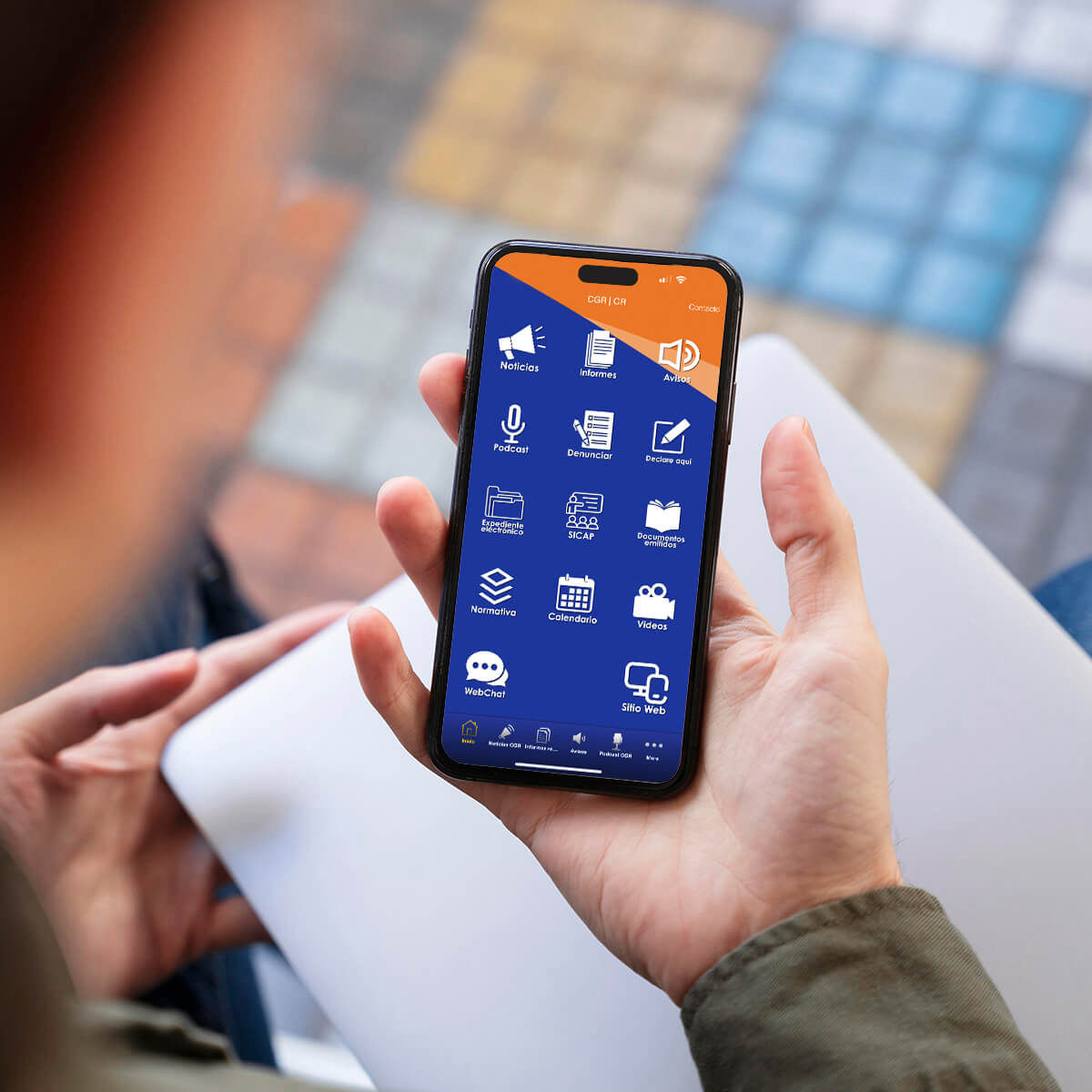 App para dispositivos móviles - CGR|CR